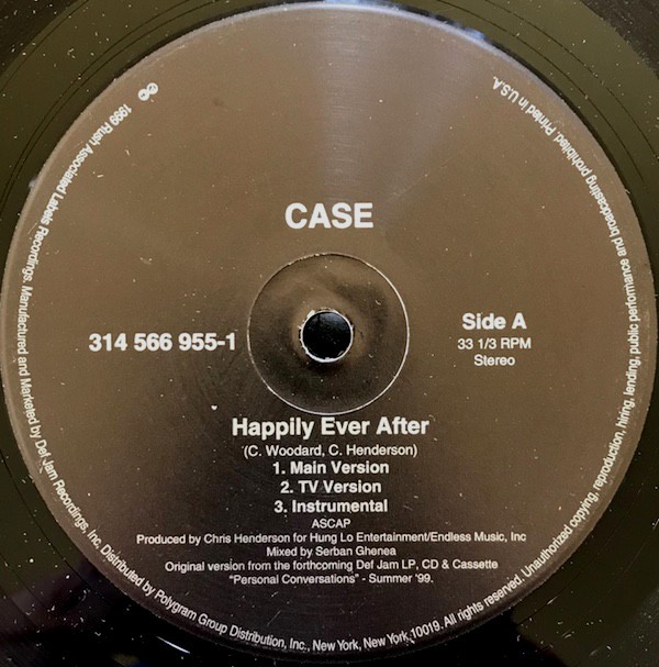 Case - happily ever after (3 mixes) / Where did our love go (3 mixes) (Vinyl 12" Record)