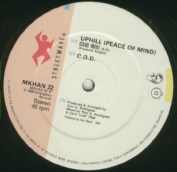 COD - Uphill (Peace of mind) Vocal mix / Dub mix  (Vinyl 12" Record)