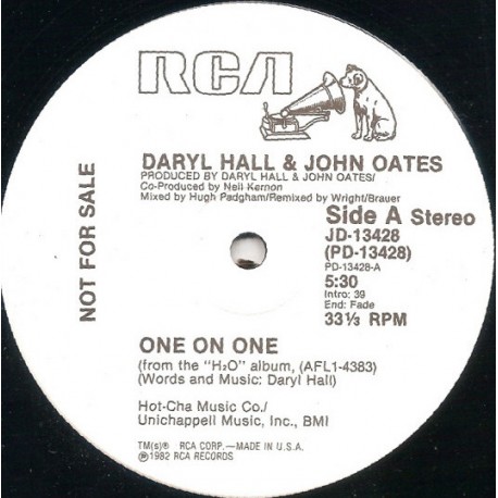 Daryl Hall & John Oates - One on one (Long version) one sided promo