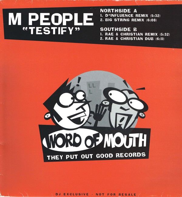 M People - Testify (D*Influence, Big String & Rae & Christian remixes) promo