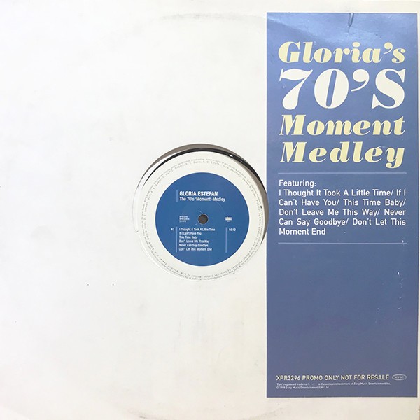 Gloria Estefan - The 70s Moment Medley featuring I thought it took a little time / If I cant have you / This time baby / Dont le
