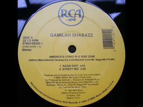Gamilah Shabazz Featuring Ice Cube - America's living in a warzone