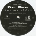 Dr Dre - Let me ride (Extended Club mix / LP Version / Radio Version) SEALED Re-issue