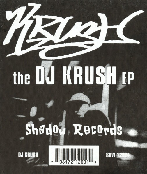 DJ Krush - EP featuring Into the water / Ruff neck jam / Roll & tumble / On the dub ble  (4 Tracks) Reissue