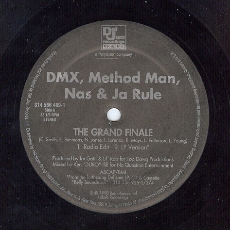 DMX, Method Man, Nas & Ja Rule - The grand finale (LP Version / Radio Edit / TV Track)