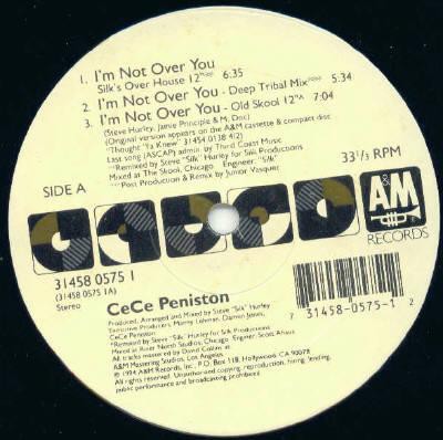 Ce Ce Peniston - I'm Not Over You (6 Mixes By Steve Silk Hurley & Junior Vasquez)