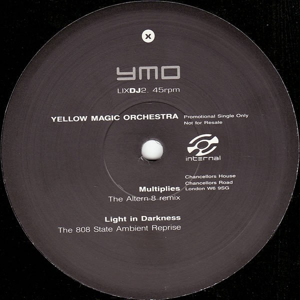 Yellow Magic Orchestra - Firecracker (Shamen Remix) / Tong poo (The Orb Remix) 12" Vinyl Record Promo