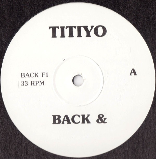 Titiyo - Back & Forth (4 R&B Mixes) 12" Vinyl Record Promo