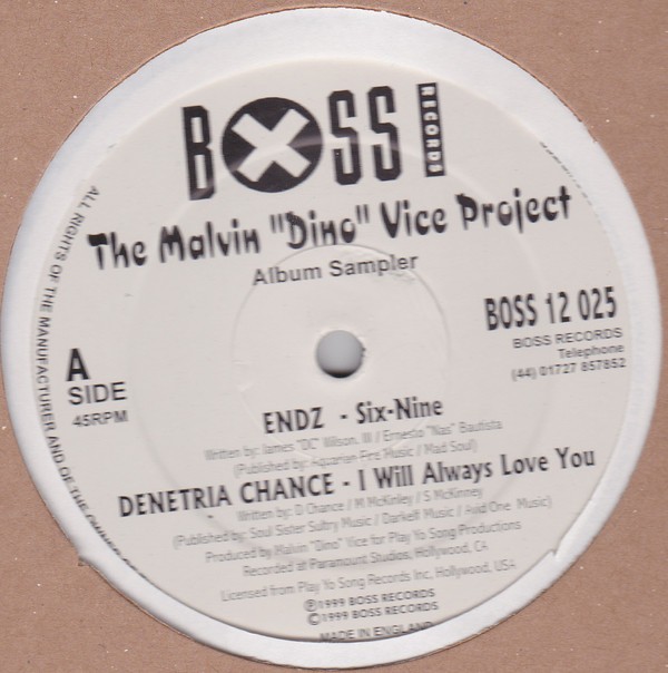 The Malvin Dino Vice Project - LP Sampler featuring Charlie Wilson "Just for you" & "Building my world" (12" Vinyl Record)