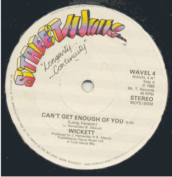 Wickett - Cant get enough of you (Long Version / Short Version)
