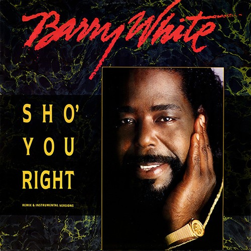 Barry White - Sho You Right (Extended Remix / Instrumental) 12" Vinyl Record