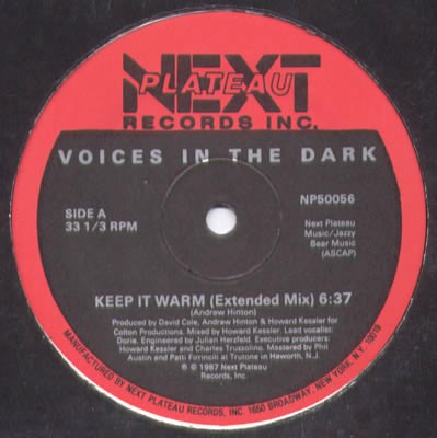 Voices In The Dark - keep it warm (Extended mix / Instradub / Radio Edit) US copy.