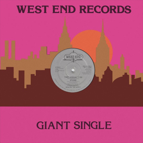 Stone - Time (Vocal mix / Dub mix) Original Import Copy on West End (12" Vinyl Record)