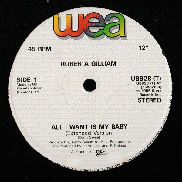 Roberta Gilliam - All I want is my baby (Extended Version / Instrumental)