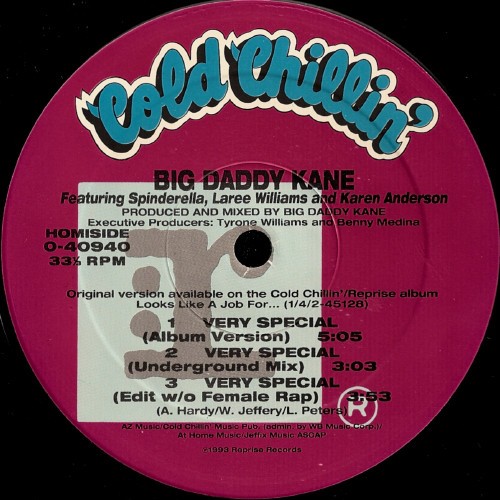 Big Daddy Kane - Very special (3 mixes) / Stop shammin (2 mixes) 12" Vinyl Record