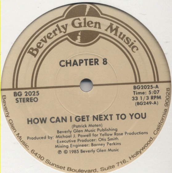 Chapter 8 - How can I get next to you (Rare US Independent Soul Promo) 12" Vinyl Record