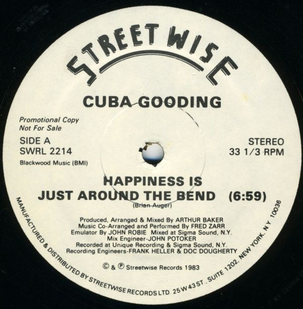 Cuba Gooding - Happiness is just around the bend (Extended Version / Dub Version / Acappella) 12" Vinyl Record