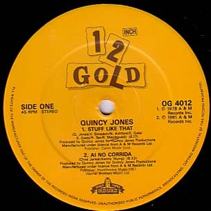 Quincy Jones - Ai no corrida / Stuff like that (Long Version) / Herb Alpert - Rise / Chuck Mangione - Feel So Good (Vinyl)