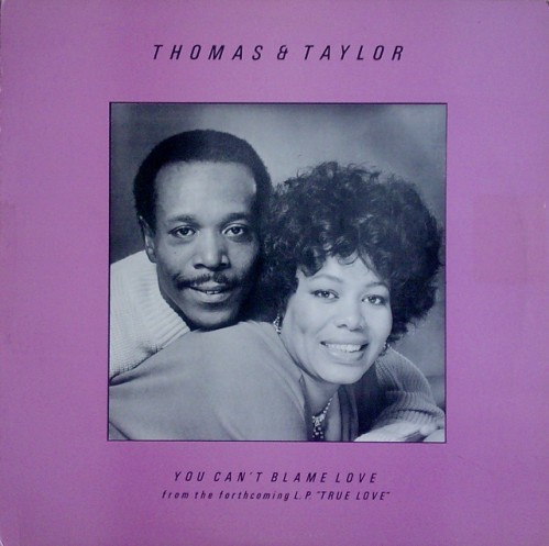 Thomas & Taylor - You cant blame love (Club mix / Radio mix) 12" Vinyl Record