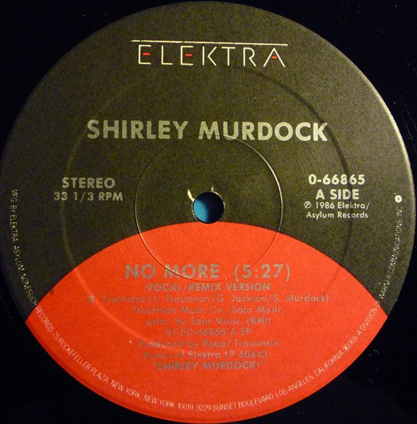 Shirley Murdock - No More (Remix Of LP Version / Instrumental / Edit Of LP Version)