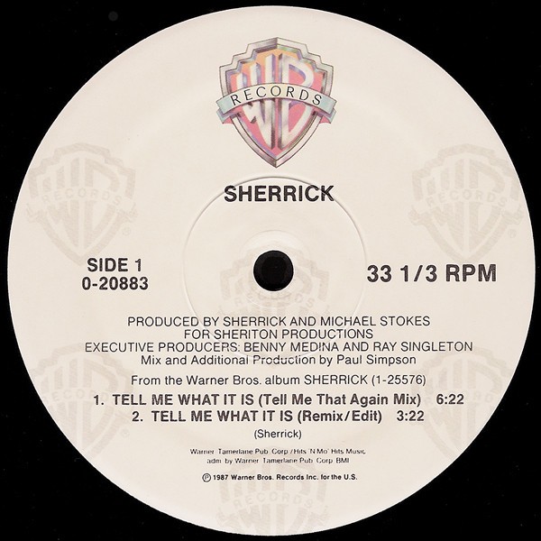 Sherrick - Tell me what it is (3 Paul Simpson Remixes) / Baby Im For Real (12" Vinyl Record)