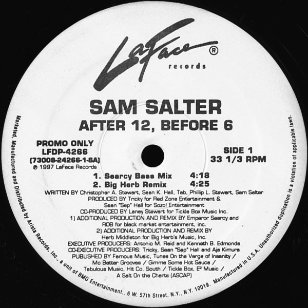 Sam Salter - After 12 before 6 (5 mixes) promo