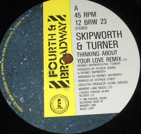 Skipworth & Turner - Thinking about your love (Stephen Street Remix / Dance Hall Edit / Instrumental)