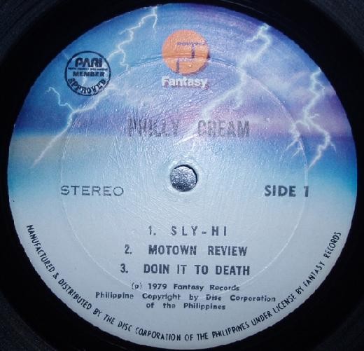 Philly Cream - Debut LP featuring Sly hi / Motown review / Doin it to death / Jammin at the disco / Soul man (6 Track Vinyl)