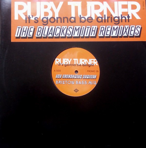 Ruby Turner - It's gonna be alright (Brixton Bass Mix / Upso Mix Pt 3)  12" Vinyl Record