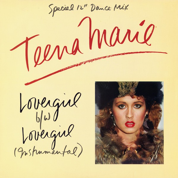 Teena Marie - Lovergirl (Special 12" Dance mix / Instrumental) 12" Vinyl Record