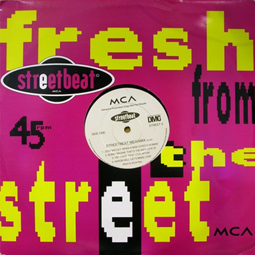 Streetbeat Megamix - featuring Jody Watley / Bobby Brown / YBT / Aaron Hall (4 Track Mix) 12" Vinyl Record Promo