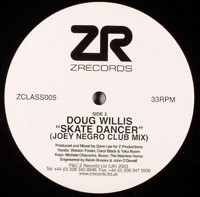 Doug Willis -Skate dancer (Dave Lee Club mix) / Yolanda Wynn - I know you i live you (Joey Negro Club mix)
