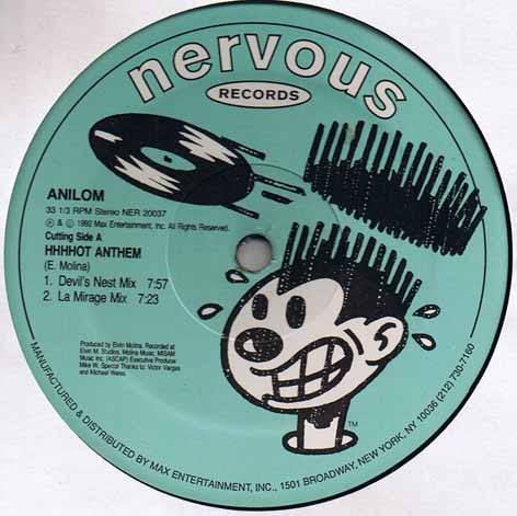 Anilom - Hot anthem (4 mixes) 12" Vinyl Record