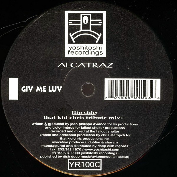 Alcatraz - Giv me luv (That Kid Chris Tribute mix) 12" Vinyl Record