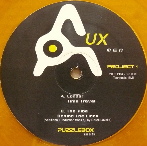 Aux Men - Project 1 featuring Condor / Time travel / The vibe / Behind the lines (12" Coloured Vinyl Record)