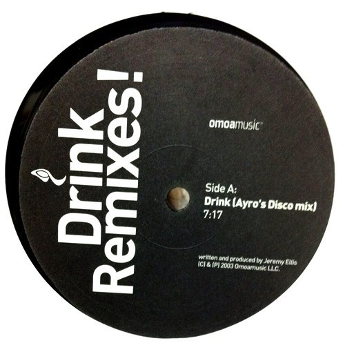 Ayro - Drink (Ayros Disco mix / Szymanskis Active Cultures mix) 12" Vinyl Record