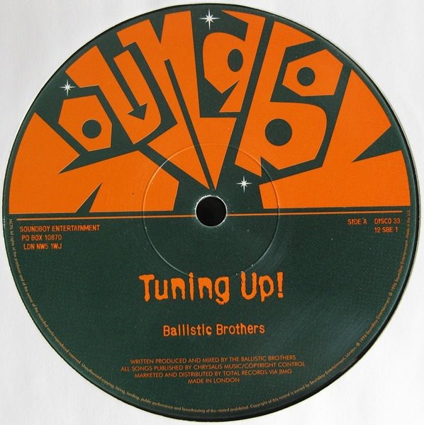 Ballistic Brothers - Future James (Original mix / Jack mix) / Tuning up (Bubble mix) 12" Vinyl Record