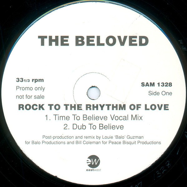 Beloved - Rock to the rhythm (4 Mixes) 12" Vinyl Record Promo