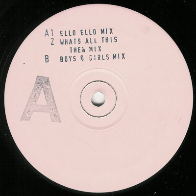 Beloved - Hello (Ello Ello mix / Whats All This Then mix / Boys & Girls mix) 12" Vinyl Record Promo