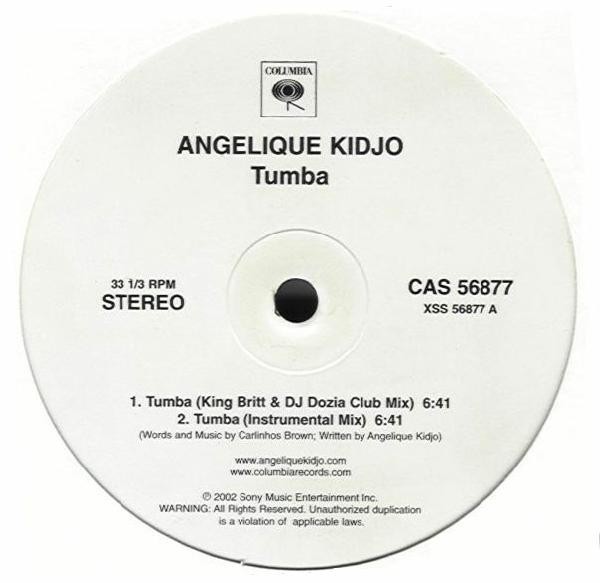 Angelique Kidjo - Tumba (King Britt & DJ Dozia Club mix / Inst / Oba Funke Dub / Original Version) 12" Vinyl Record