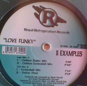 2 Examples - Love funky (4 mixes) 12" Vinyl Record