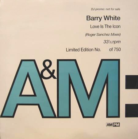 Barry White - Love is the icon (4 Roger Sanchez Remixes) 12" Vinyl Record Promo