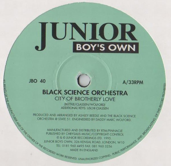 Black Science Orchestra - City of brotherly love / Heavy gospel morning (12" Vinyl Record)