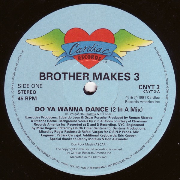 Brother Makes 3 - Do you wanna dance (12" Vinyl Record)