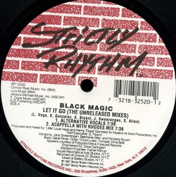 Black Magic - Let it go (The unreleased mixes) 4 Masters at work mixes (12" Vinyl Record)