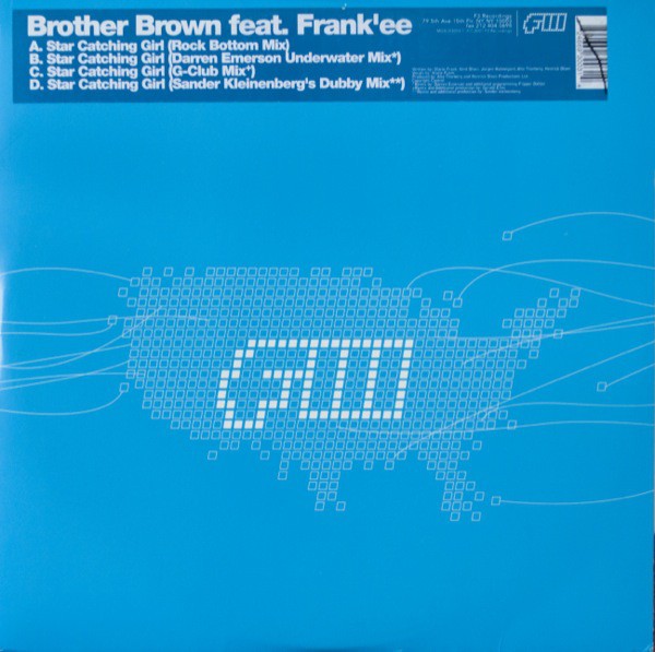 Brother Brown feat Frankee - Star Catching Girl (Rock Bottom mix / Darren Emerson Underwater mix / G Club mix) Vinyl Doublepack
