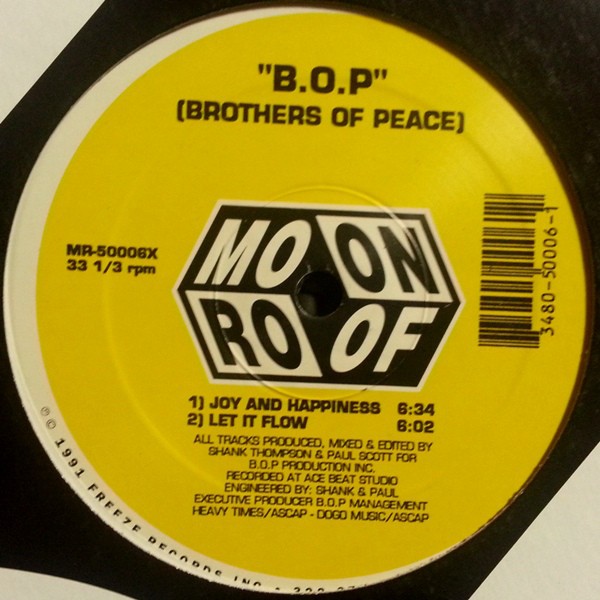 BOP (Brothers Of Peace) - Joy and happiness / Let it flow / Give it up / Can you feel it (12" Vinyl Record)
