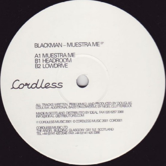 Blackman - Muestra me / Headroom / Lowdrive (12" Vinyl Record)