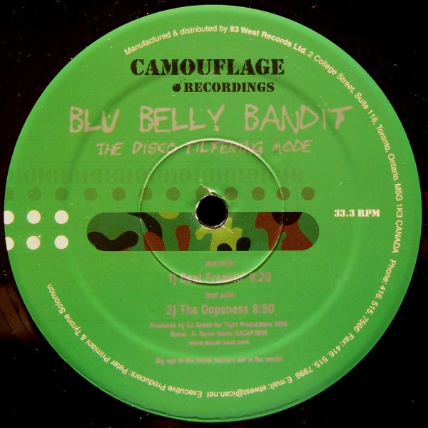 Blu Belly Bandit - Beat freakin / The dopeness (12" Vinyl Record)
