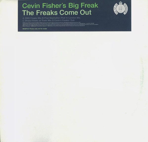 Cevin Fishers Big Freak - The freaks come out (4 Mixes) 12" Vinyl Record Doublepack Promo